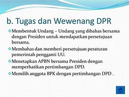 Tugas Dpr Dan Dpd